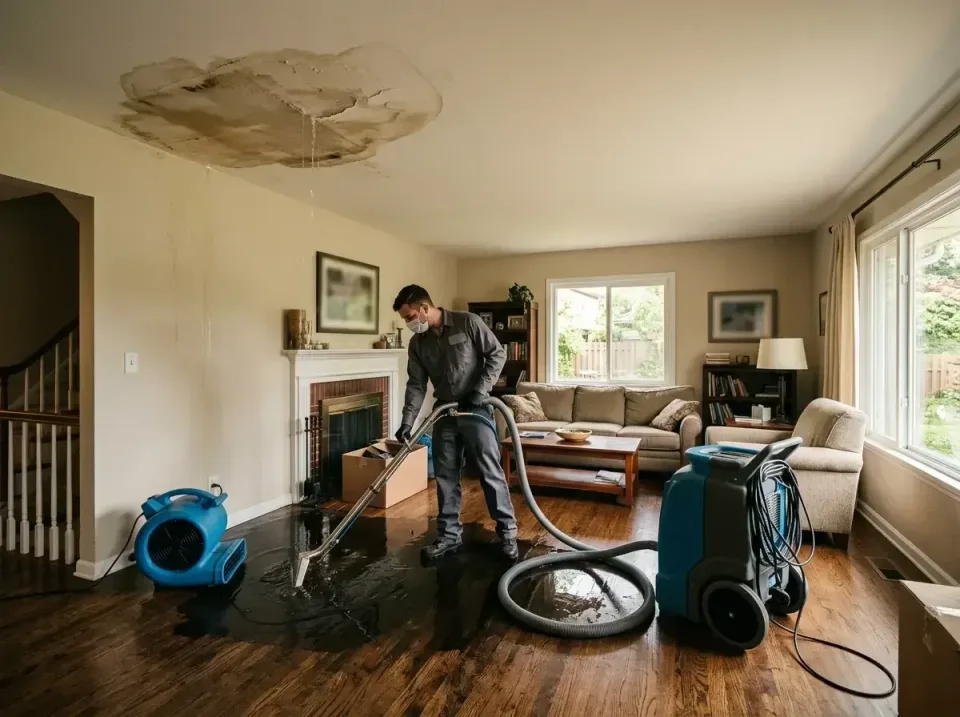 attic-pipe-burst-ceiling-drip-008 — frequently asked questions, Water Damage Restoration & Carpet Care in Sugar Creek, MO